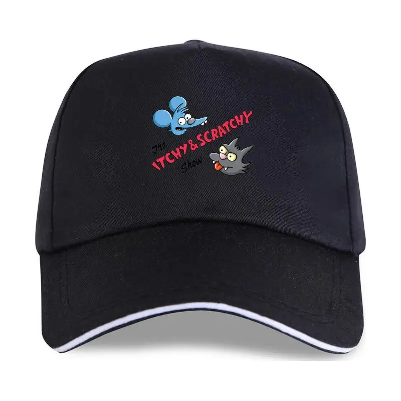 

new cap hat The Itchy & Scratchy Show Funny Cotton Tops Clothes Popular Baseball Cap Crewneck 100% Cotton