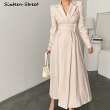 Vestidos Vestidos largos de cintura alta para mujer...