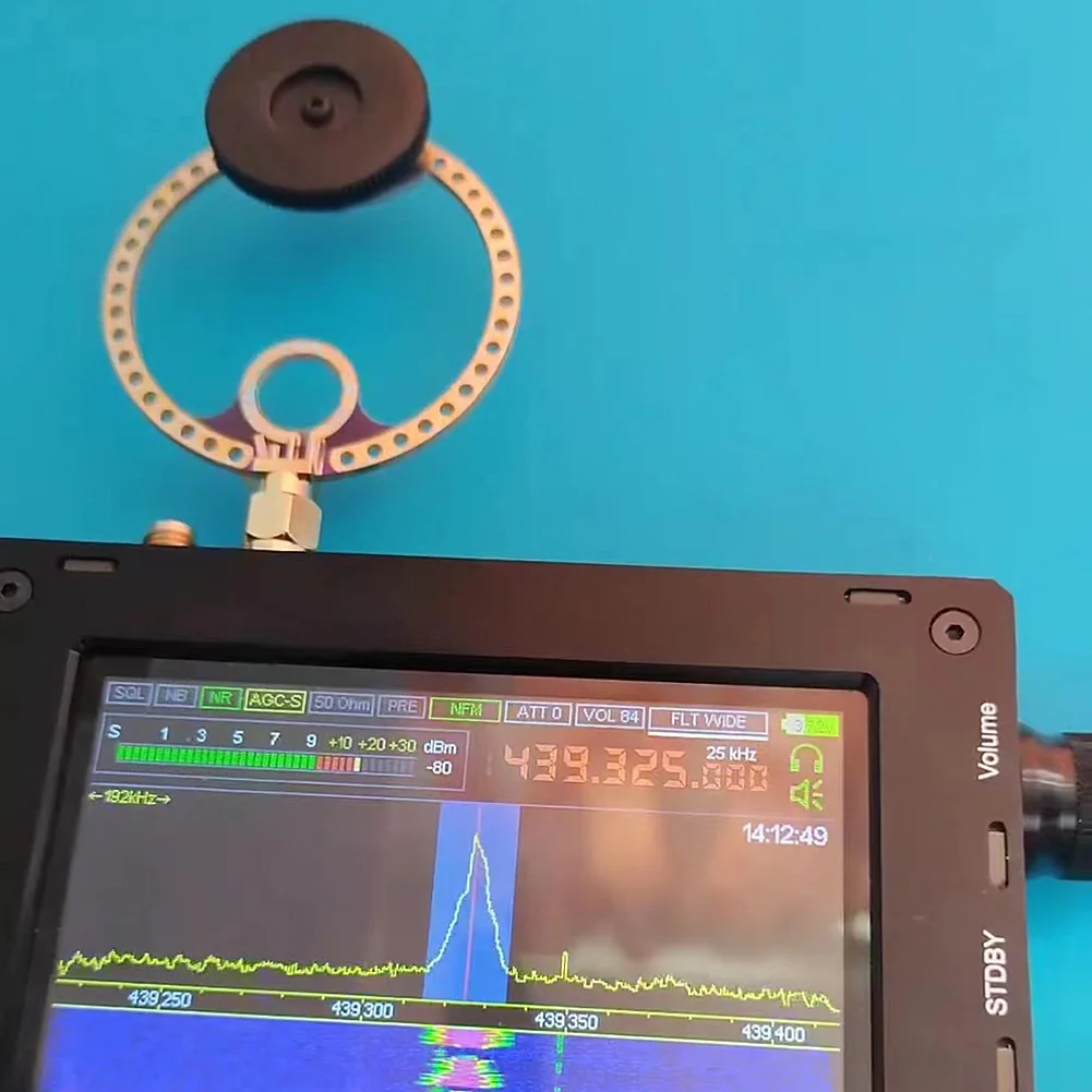 

2pcs Circular Antenna SMA Interface FM Antenna 400M-470MHz 80M-150MHz for HFDY Malahiteam DSP DSP2 Radio Receiver