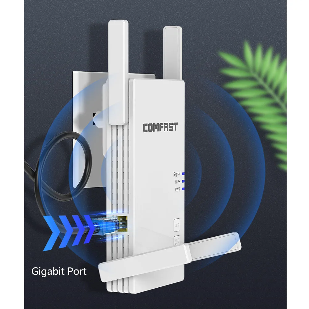 Маршрутизатор Comfast AC2100 гигабитный двухдиапазонный 1800 Мбит/с до 30 устройств |