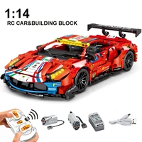 114 rc super racing car model 42125 speed champion car building block remote control toy childrens birthday gift