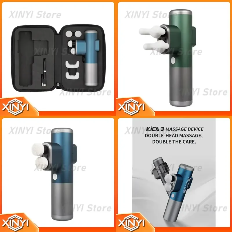 Фото Массажный пистолет KICA K3 Mini: электрический, 4 скорости, ручной, для снятия мышечной боли, для фитнеса и спортсменов №1