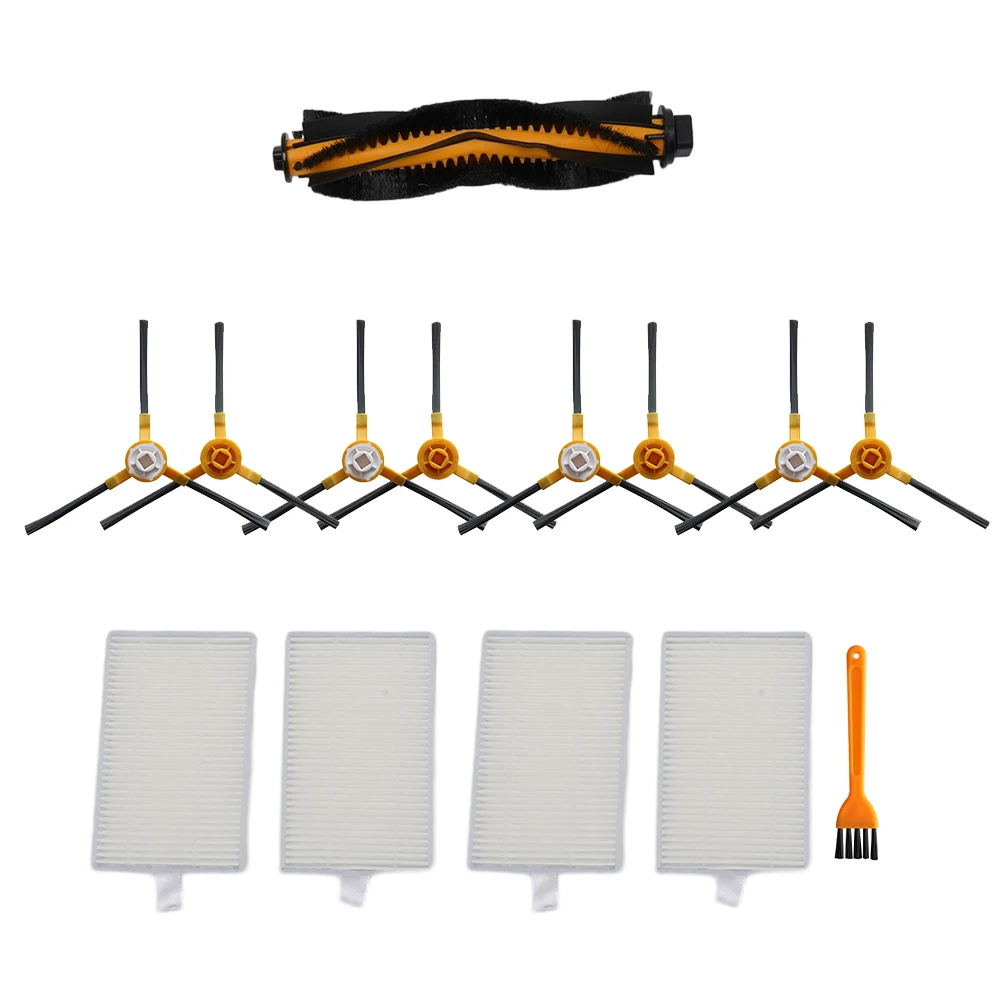 

14pcs/set Main Brush Side Brushes Filters Kit For IHome AutoVac Eclipse Robot Vacuum Cleaner Part Accessories Cleaning Tool