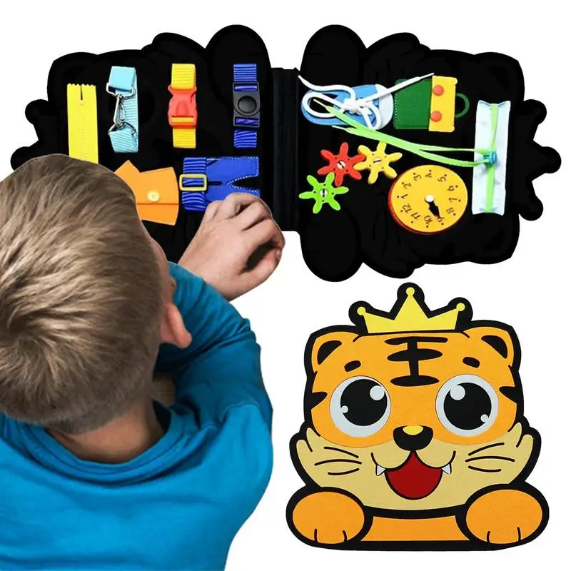 

Sensory Board Toy Montessori Board For Kids Preschool Activities For Learning Fine Motor Skills Animal Travel Toy For Plane Car