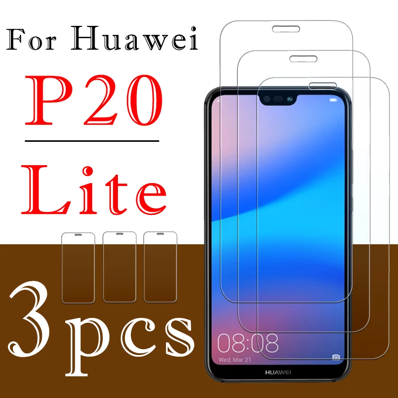 

Защитное стекло для Huawei p20 lite p20lite 20p, протектор экрана из закаленного стекла, бронированная защитная пленка, 3 шт.