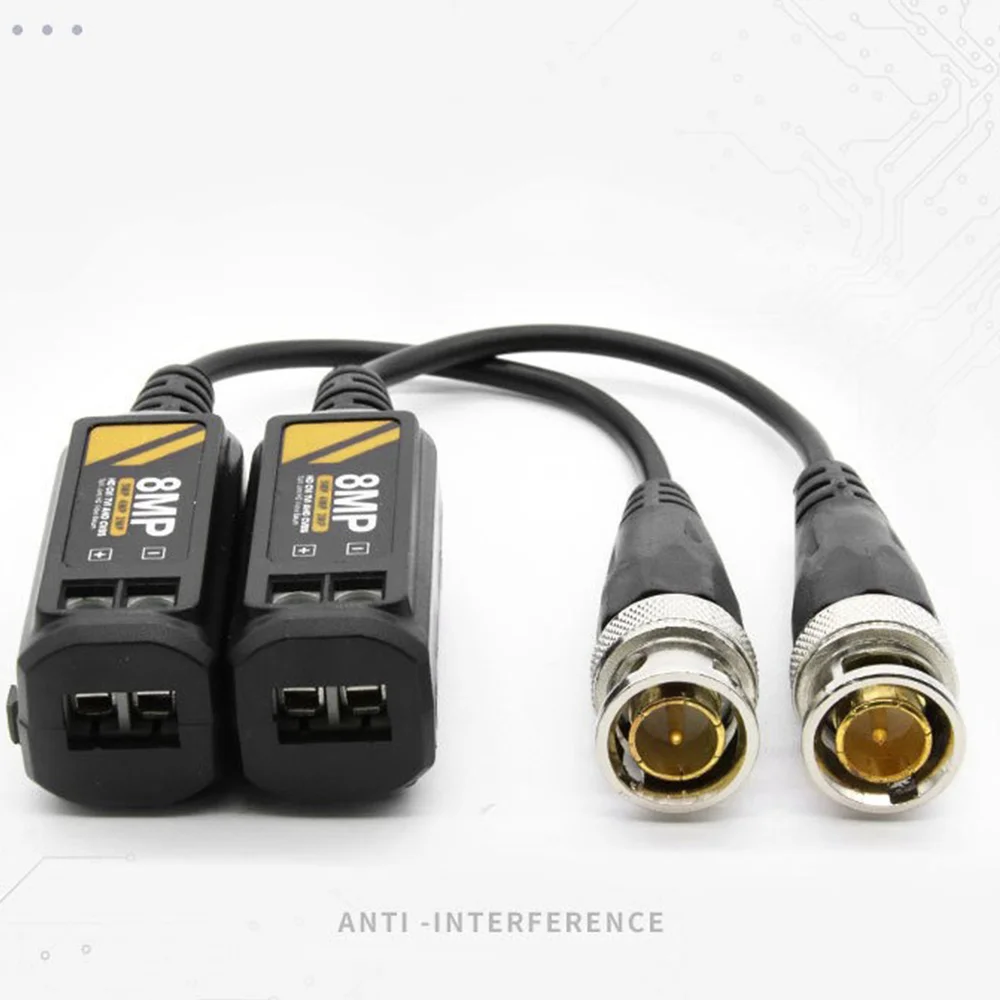 10 пар 8-мегапиксельных BNC CCTV коаксиальный видеобалун-передатчик AHD/HD-CVI/TVI/CVBS