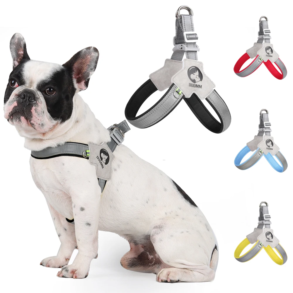 

Dog Harness Reflective Pet vest Harness For Small Large Dogs Adjustable Walk Dog Chest Strap Bulldog puppy Training Harnesses