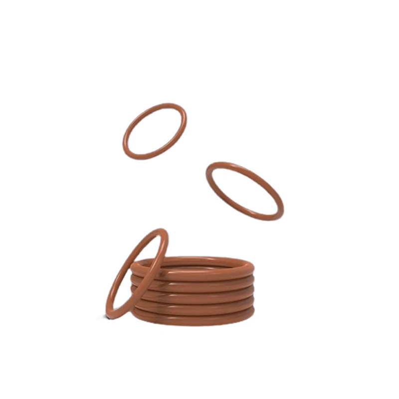 Коричневое уплотнительное кольцо FKM высокая термостойкость и коррозионная
