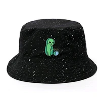 new arrival double sided funny bucket hats for women bob caps for men cotton sun uv fishman hat hip hop spring summer panama cap