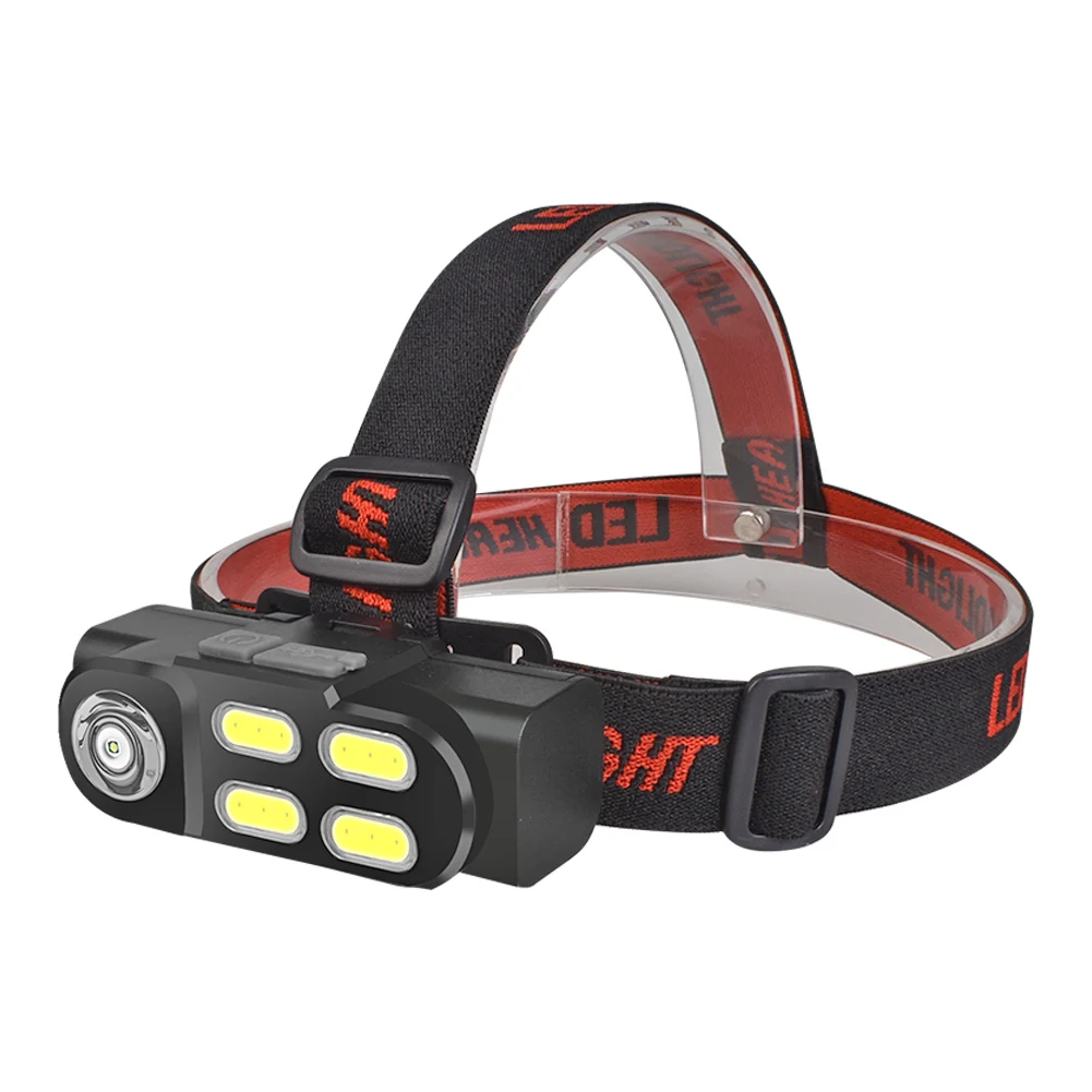 

COB LED Headlamp Waterproof USB Rechargeable Headlight Torch for Camping Hiking Night Fishing Portable Safety Lighting New