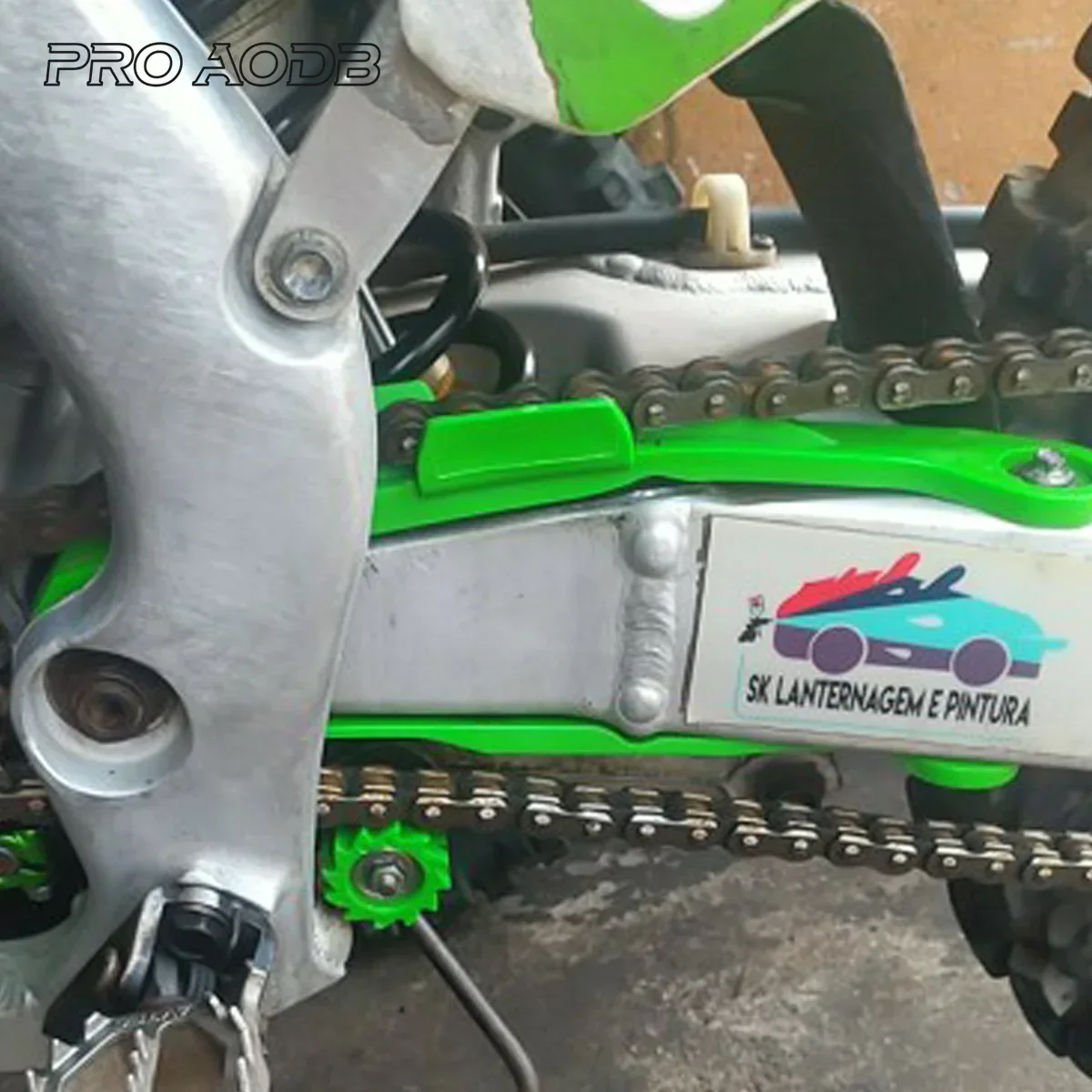 Для мотоцикла KAWASAKI KX250F 450F KLX450 KLX-450 2009-2020 прочная направляющая ползунка цепи ролик