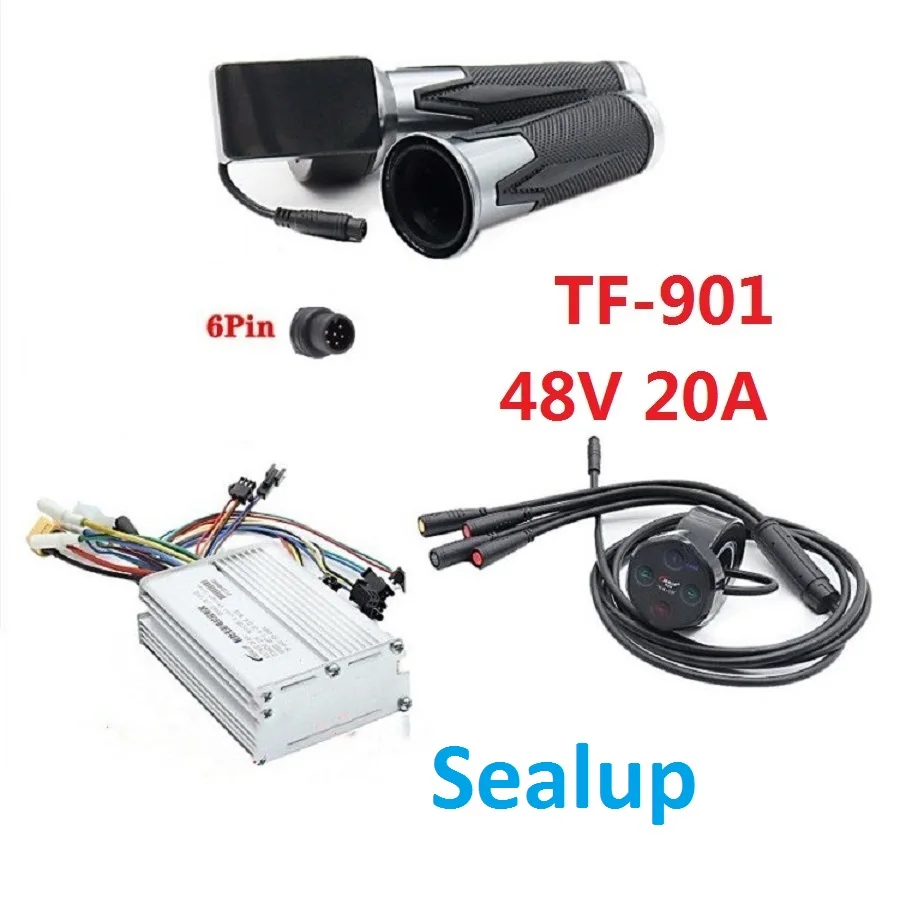 Герметизирующая Тройная заслонка 6-контактный дисплей 48 в 20 А контроллер Средний