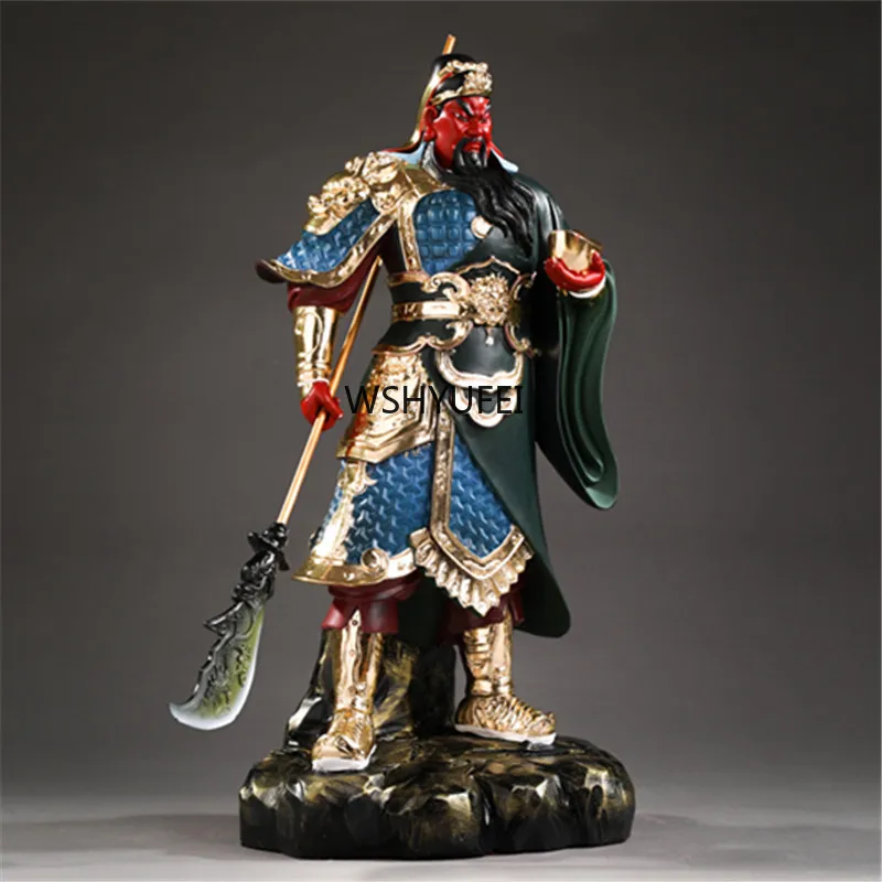 1 шт. фигурка буддийского божество Гуань Гун Бог богатства статуя ГуаньГун