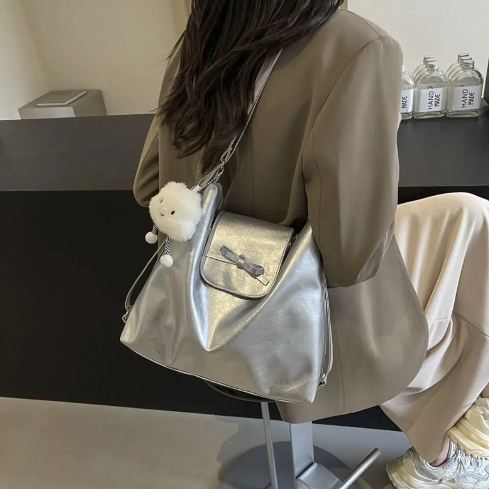 Сумка через плечо с бантом Balletcore многоцелевой рюкзак в корейском стиле большая