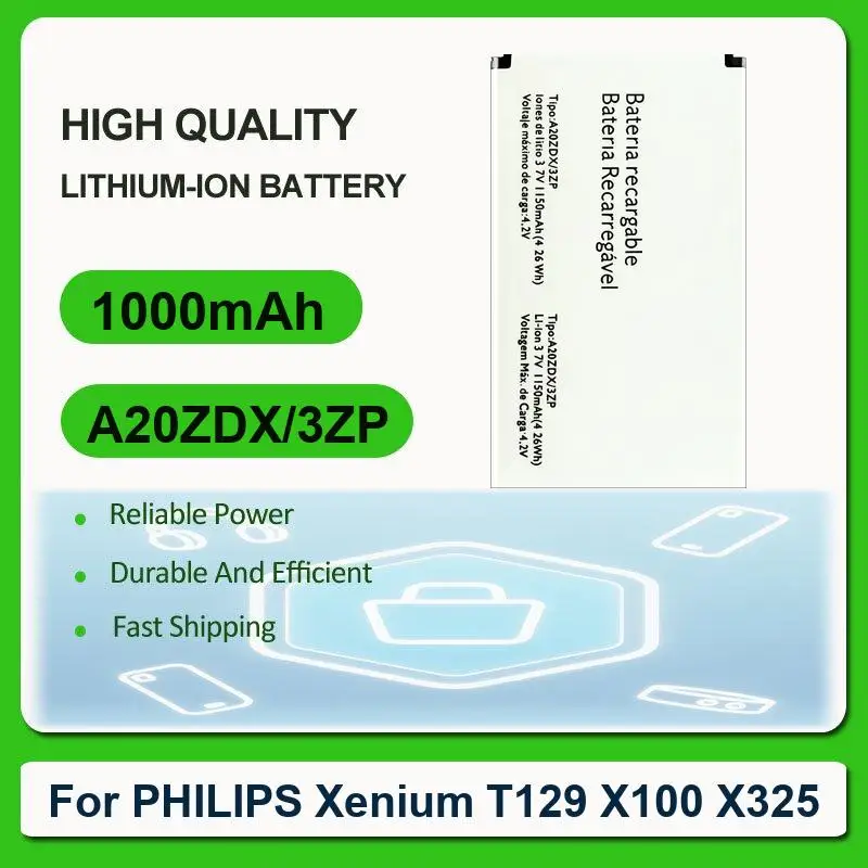 Фото Аккумулятор для PHILIPS Xenium X622 W632 W336 V726 CTX622 CTW632 CTW336 E180 E181 CTE180BK E103 E106 E255 X818 CTX818 S386 X588 №1