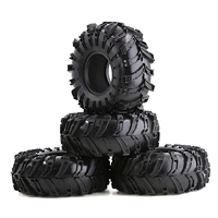 4 pcs 2 2 inches mud grappler rubber tire r55 for 110 scx10 trx4 axial rock crawler rc car accessories