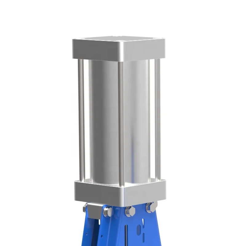 QBseries DN500mm 2-дюймовый GGG40 PN10 пневматический однонаправленный клапан затвора ножа