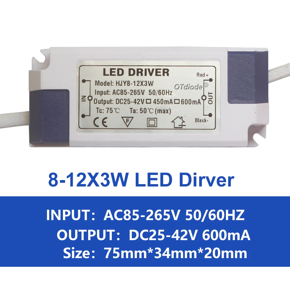 

Трансформатор освещения OTdiode 85-265V