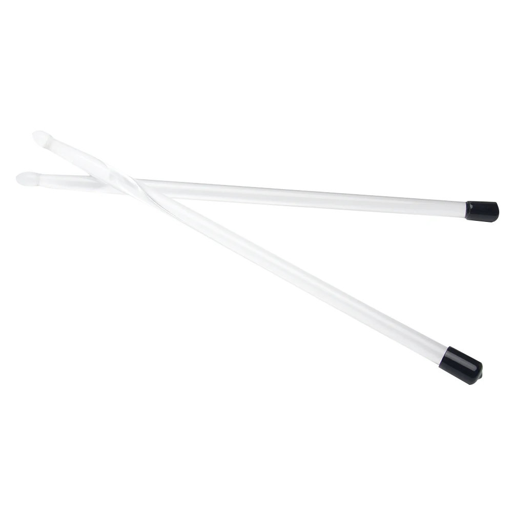 

2pcs Performance Musical Instruments Drum Stick Durable LED Light Up Luminous Reusable Stage 12 Colors Portable