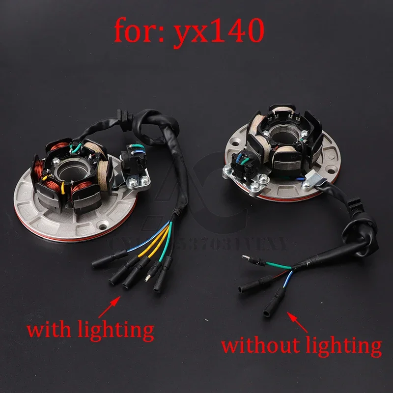 Фото YX140 3-проводной 5-проводной магнитный статор для YX 140cc Pit Dirt Bike PitsterPro Stomp Thumpstar SDG Apollo SSR YCF Atomik IMR №2