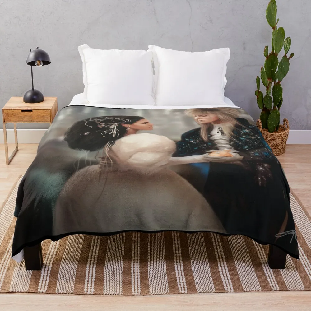 

Labyrinth of Love (Digital Drawing) Throw Blanket flannel blanket textile for winter home Blanket for sofa