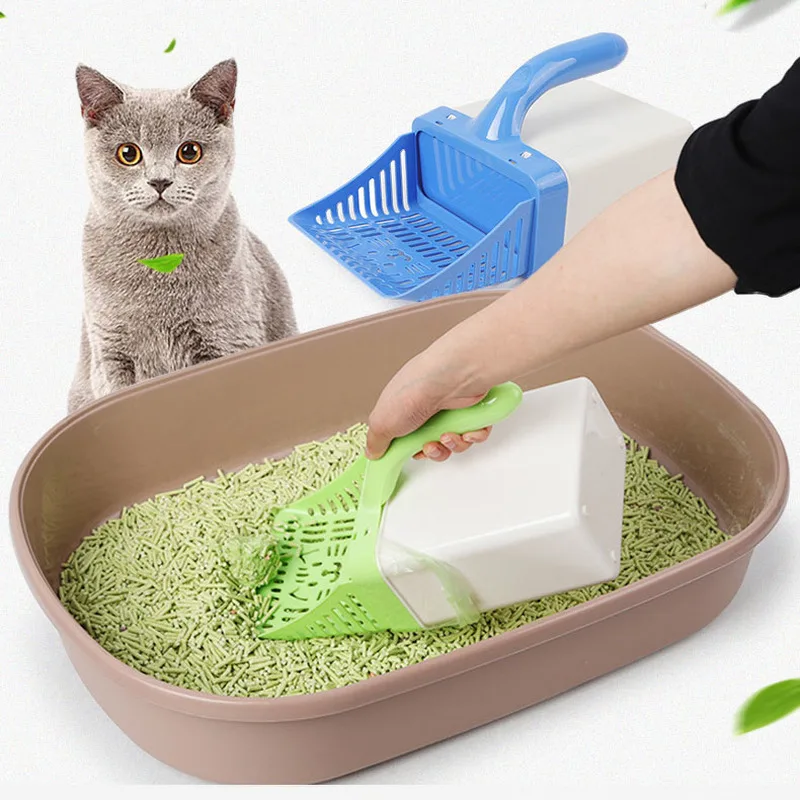 

Cat Litter Shovel Pet Cleanning Tool Plastic Cleaning Products Toilet for Dog Food Spoons Scoop Cat Litter Bag Sand Scoop