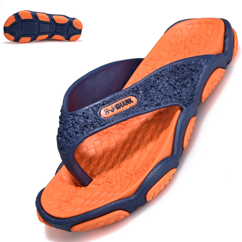 Hot Sale Large Size Men's Vacation Beach Sandals Travel Leisure Outdoor light Flip-Flops Indoor Home Slippers 39-45#