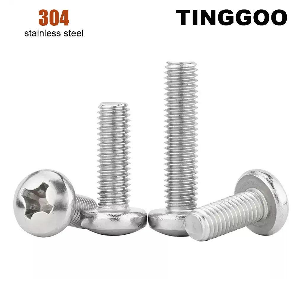 

50x/лот M0.8 M1 M1.2 M1.4 M1.6 M2 M2.5 M3 M4 Mini Micro Small GB818 304 Винт из нержавеющей стали с крестообразным шлицем и круглой головкой