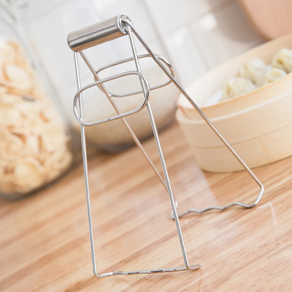 

Cooking Plate Clamp Kitchen Retriever Tongs Steaming Plate Lifter Dish Clip Gripper Bowl Clip Holder Kitchen Dish Clip