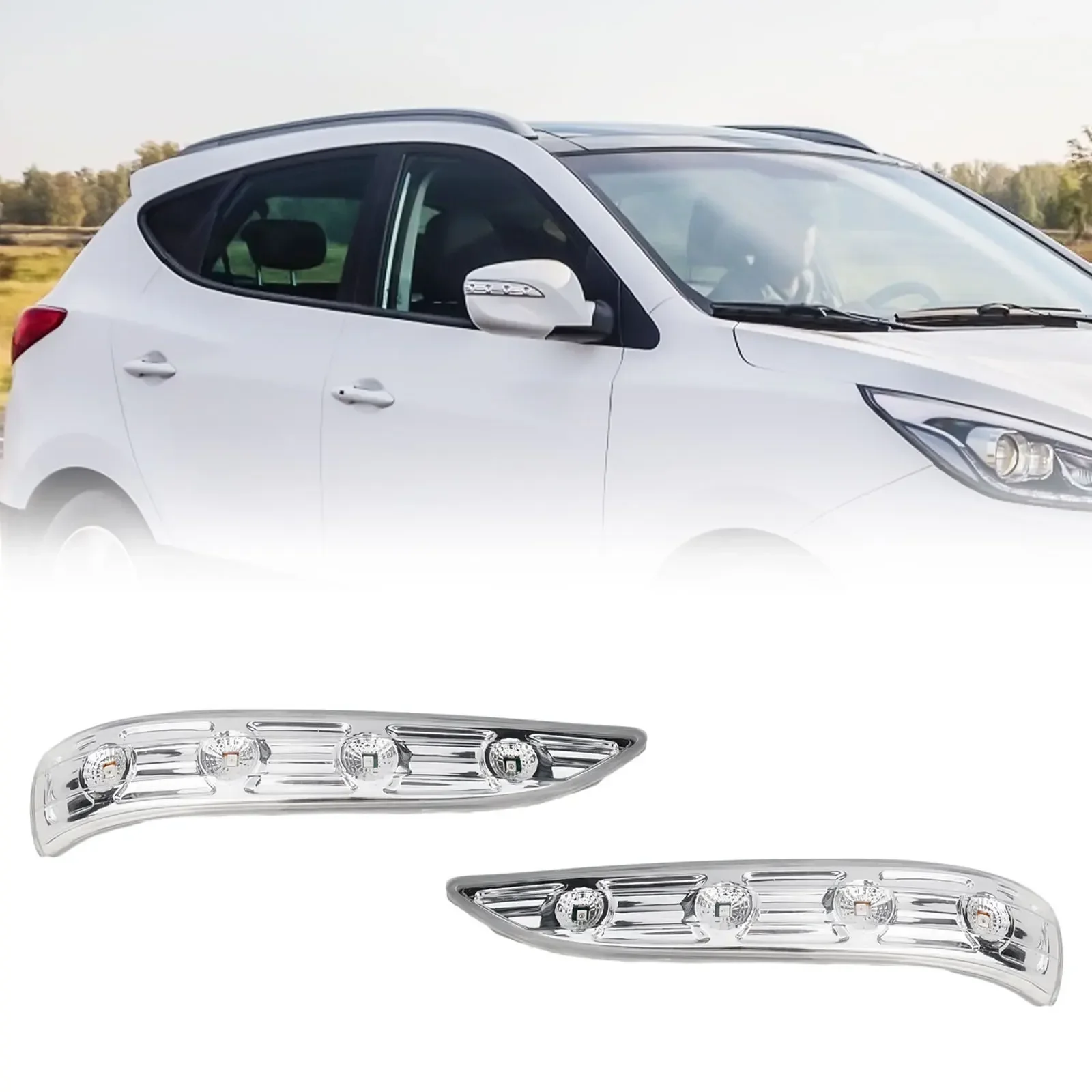 Высокое качество новые зеркальные фонари для Hyundai Tucson IX35 указатель поворота 12 В