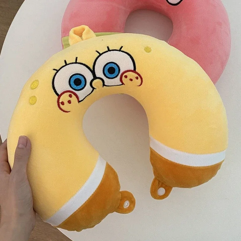 Губка Боб, 2 цвета, Patrick Star, удобные подушки для шеи, U-образная подушка из пены с эффектом памяти, мягкая подушка для путешествий в самолете (art.: 3920d1ed2cd73) - 3920d1ed2cd73