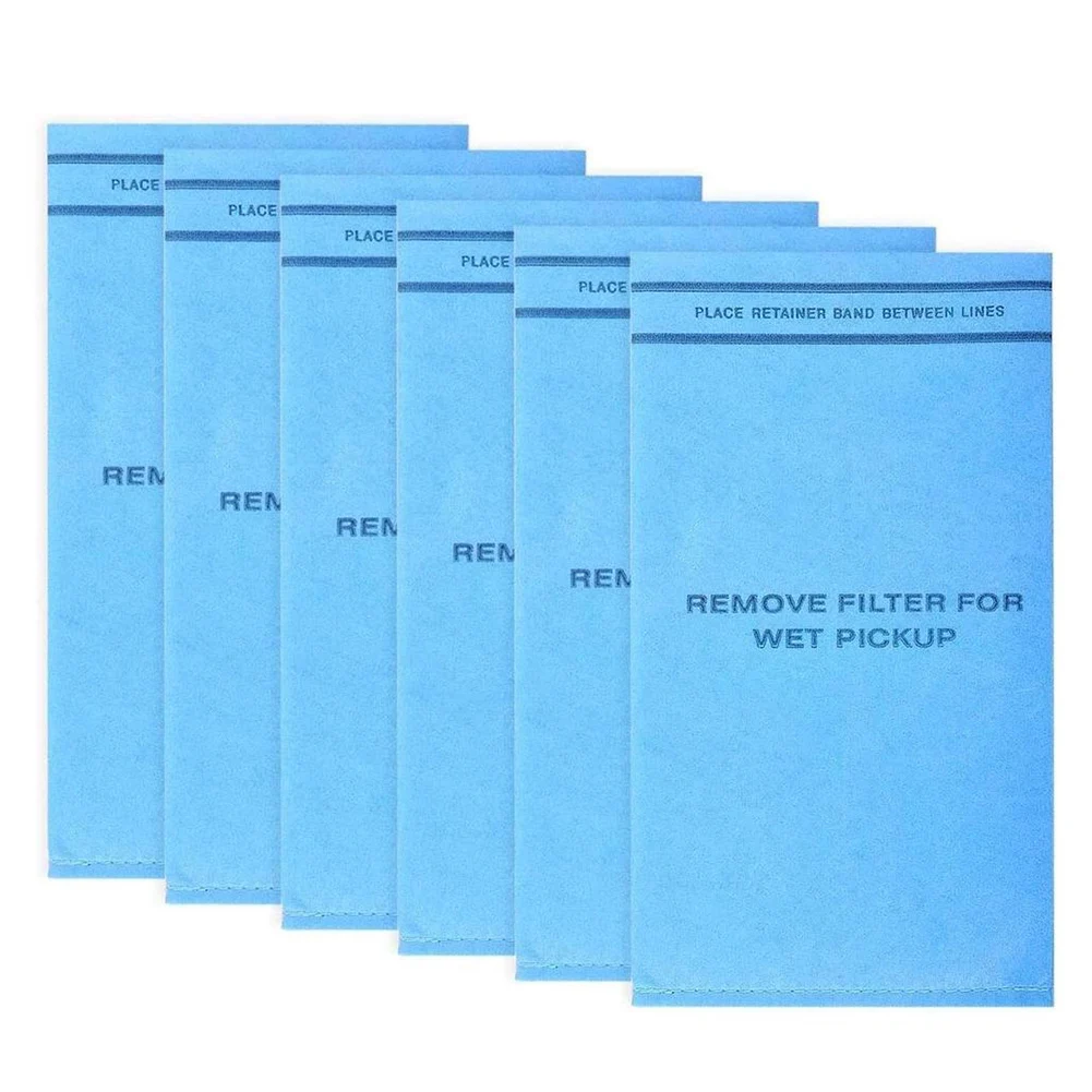 For 4 Gallon WS0400SS. Filter Bags Filter Bag Set 6pcs Durable Fit 2.5 Gallon Vacuum For Shop Vac 2-2.5 Gallon