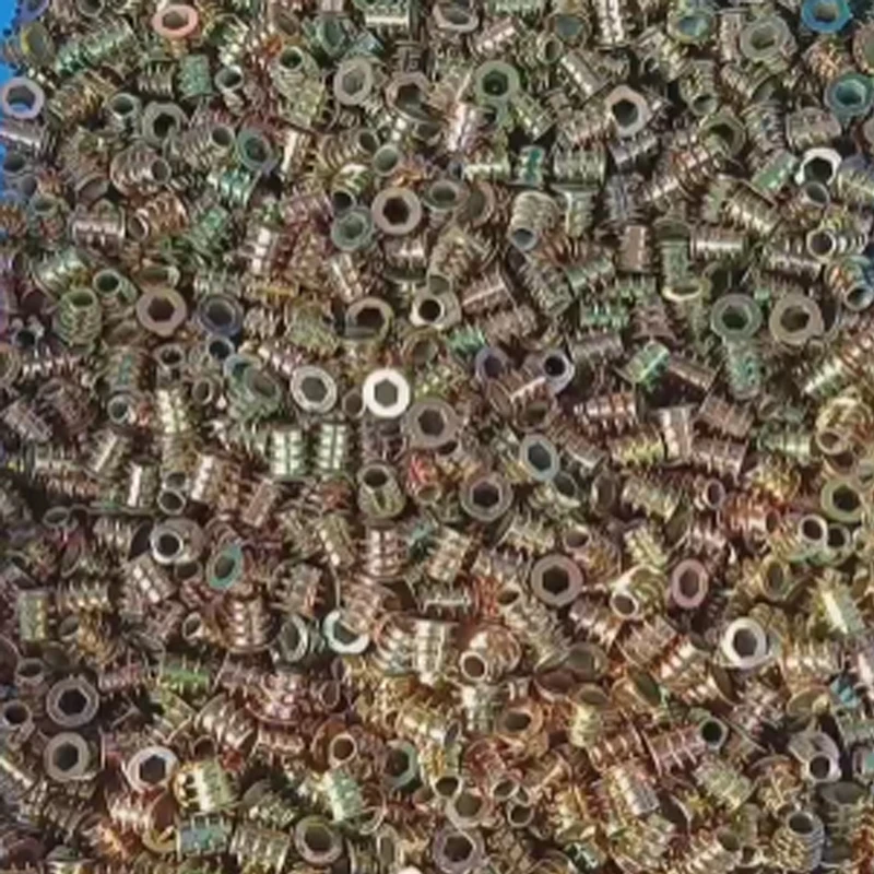 Набор мебельных гаек из цинкового сплава M4/5/6/8/10