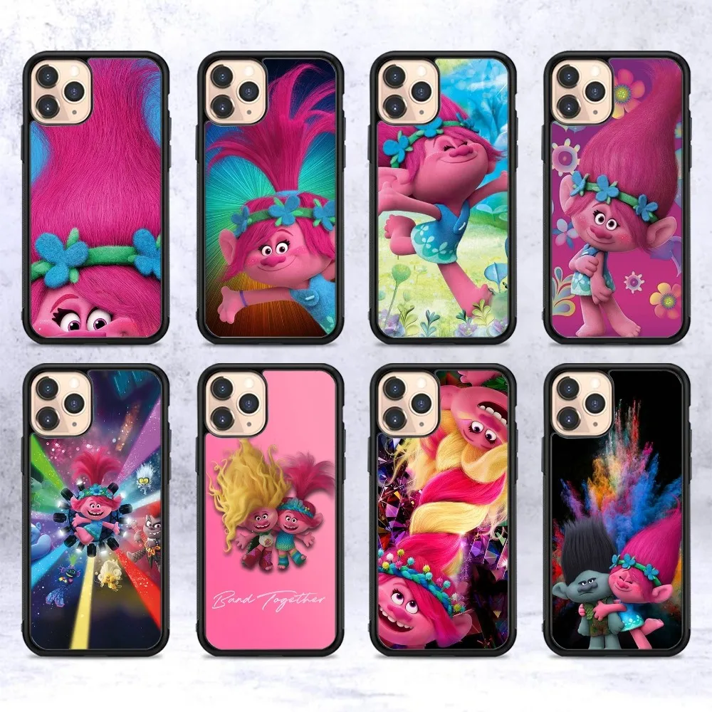 Мультяшный чехол для телефона из Амина с Т-троллями силиконовый поликарбоната и