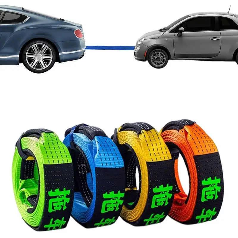 

Vehicle Recovery Strap Heavy Duty Recovery Tow Rope High Strengthened Car Accessories For Car Truck Atv Utv Suv High Elastic For