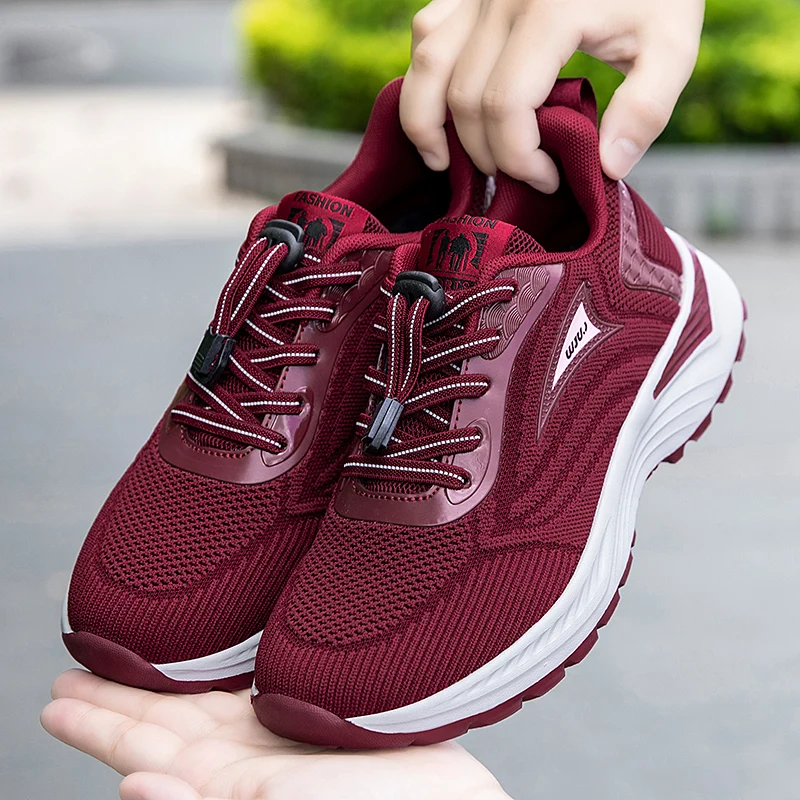 Женская повседневная спортивная обувь дышащие легкие кроссовки Нескользящие