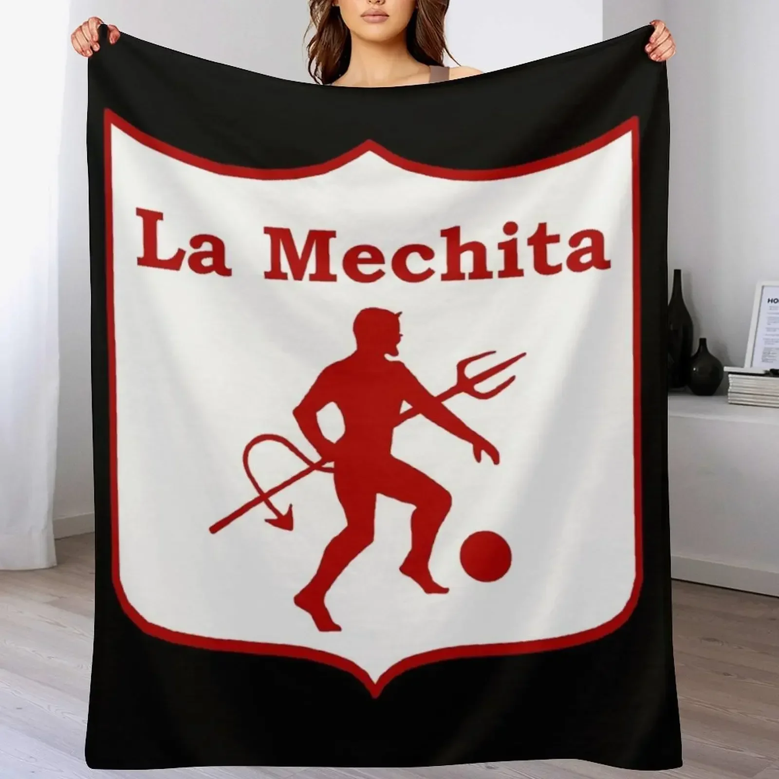 America de Cali Logo - Одеяло La Mechita одеяла украшения для диванов флярные волосатые
