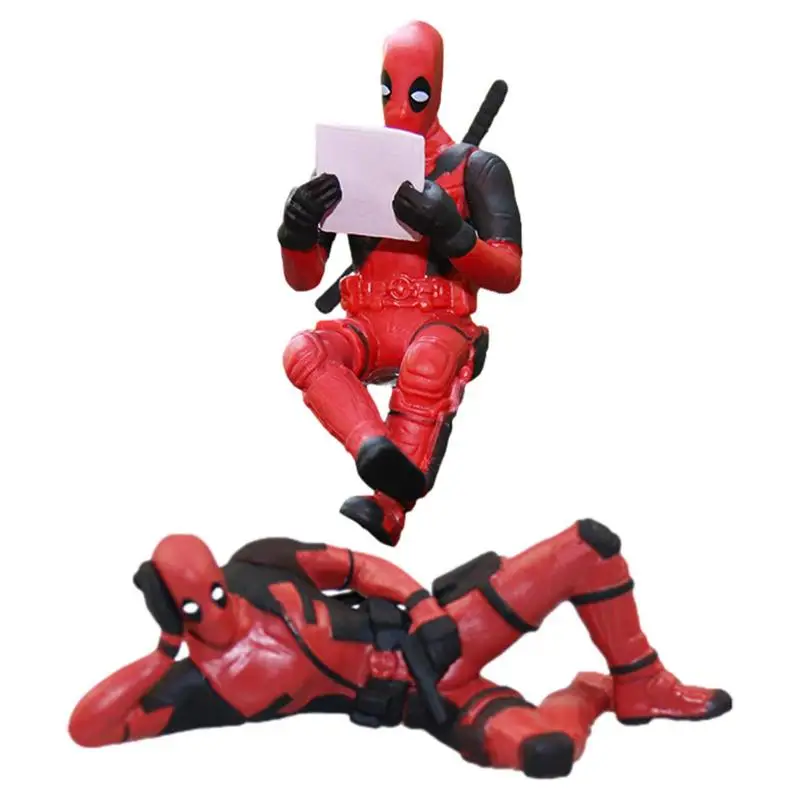 

Anime Car Interior Decoration Mini Action Figure Deadpool Auto Dashboard Rearview Mirror Decoration Figure Car Accessories