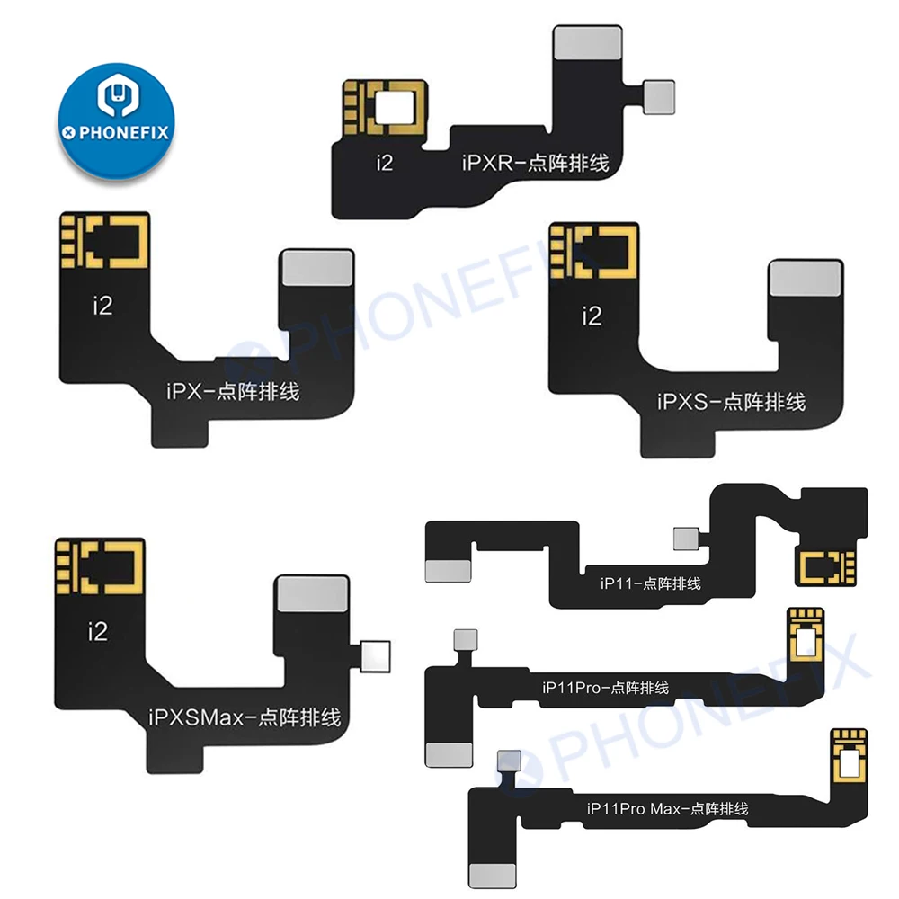 

JC Dot Matrix Flex Cable For iPhone Face ID Not Working for iPhone X/XR/XS/XSMAX/11/11P/11PM/12/12P/12PM Face Lattice Repair