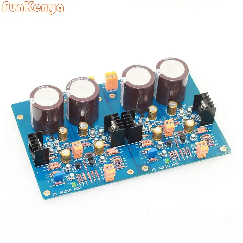 

Dual Channel Preamp Amp Board Hi Fi Preamplifier Board Pre-amp M1 AC15V-25V Magnification 6 Times