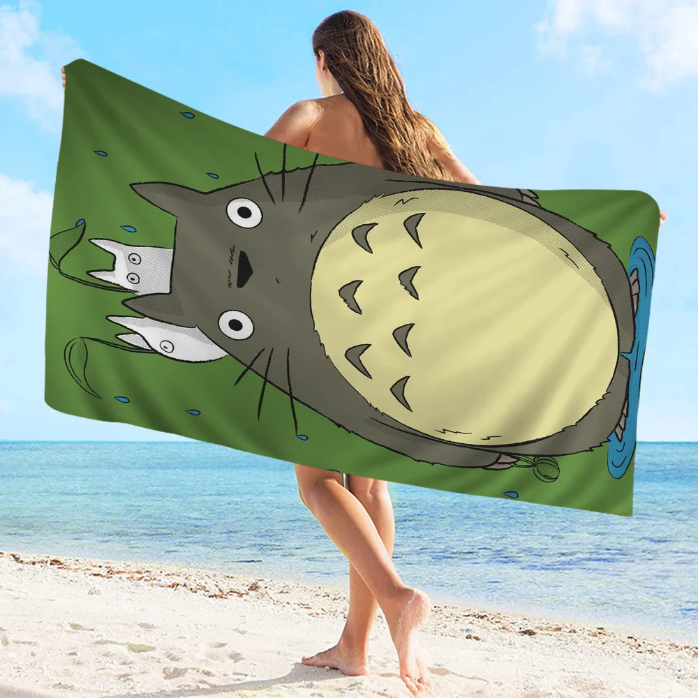Пляжное Полотенце Из Микрофибры Totoro Studios Мягкое Быстросохнущее Впитывающее