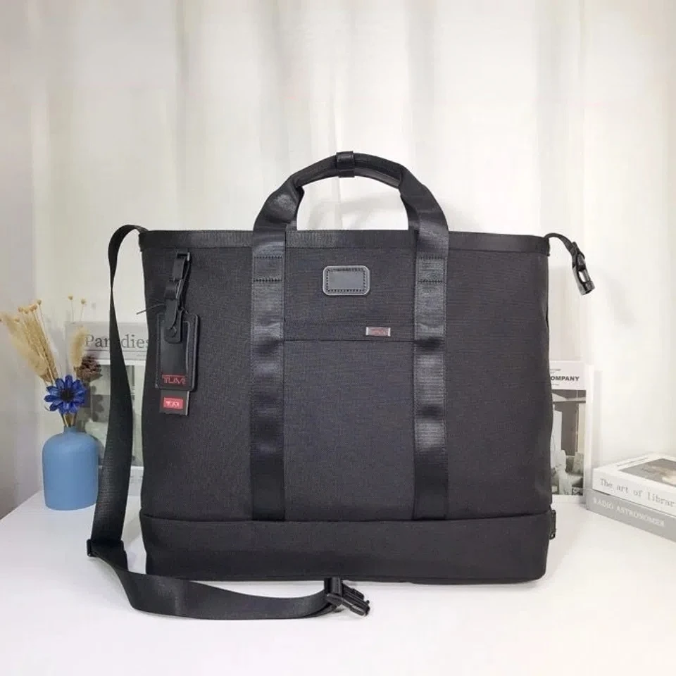 Tumi Alpha 3 Series Casual Light Business Briefcase Ballistic Nylon Men's Large Capacity Shoulder Portable Travel Bag