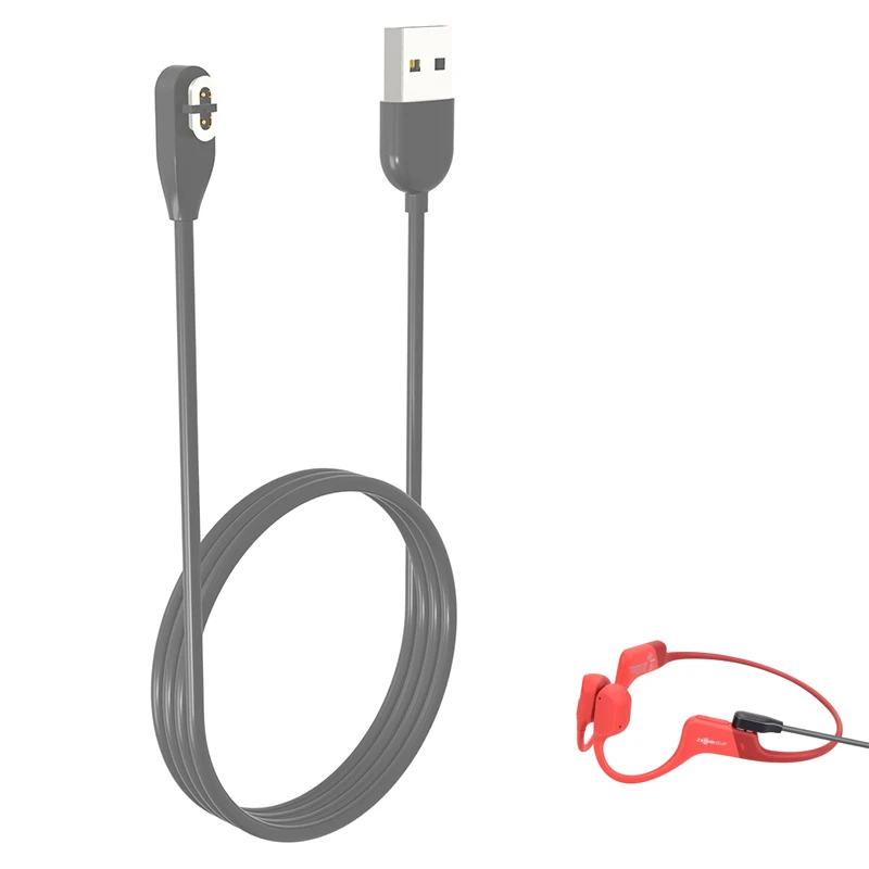 USB зарядное устройство Кабель питания для AfterShokz Aeropex AS800/AS810/AS803/ASC100SG OpenComm ASC100/C102 Shokz OpenRun Pro мини наушники