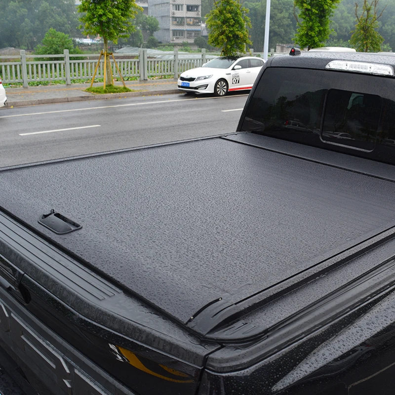 

retractable sliding extendable universal aluminum tonneau cover for Hilux Revo Vigo Tundra Tacoma toyota Mazda BT-50