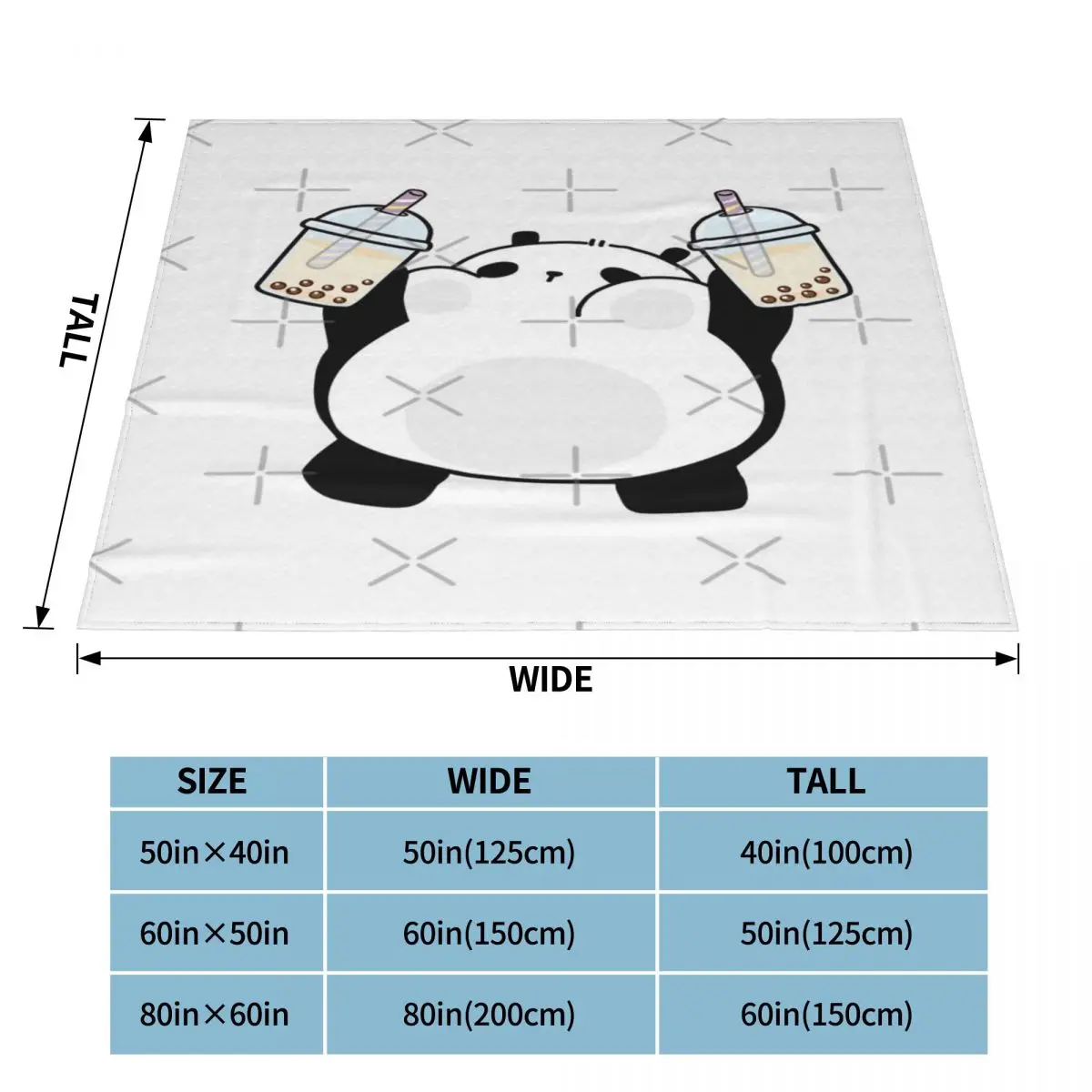 Полная маленькая панда любит Бобу одеяло покрывало на кровать мягкое диван