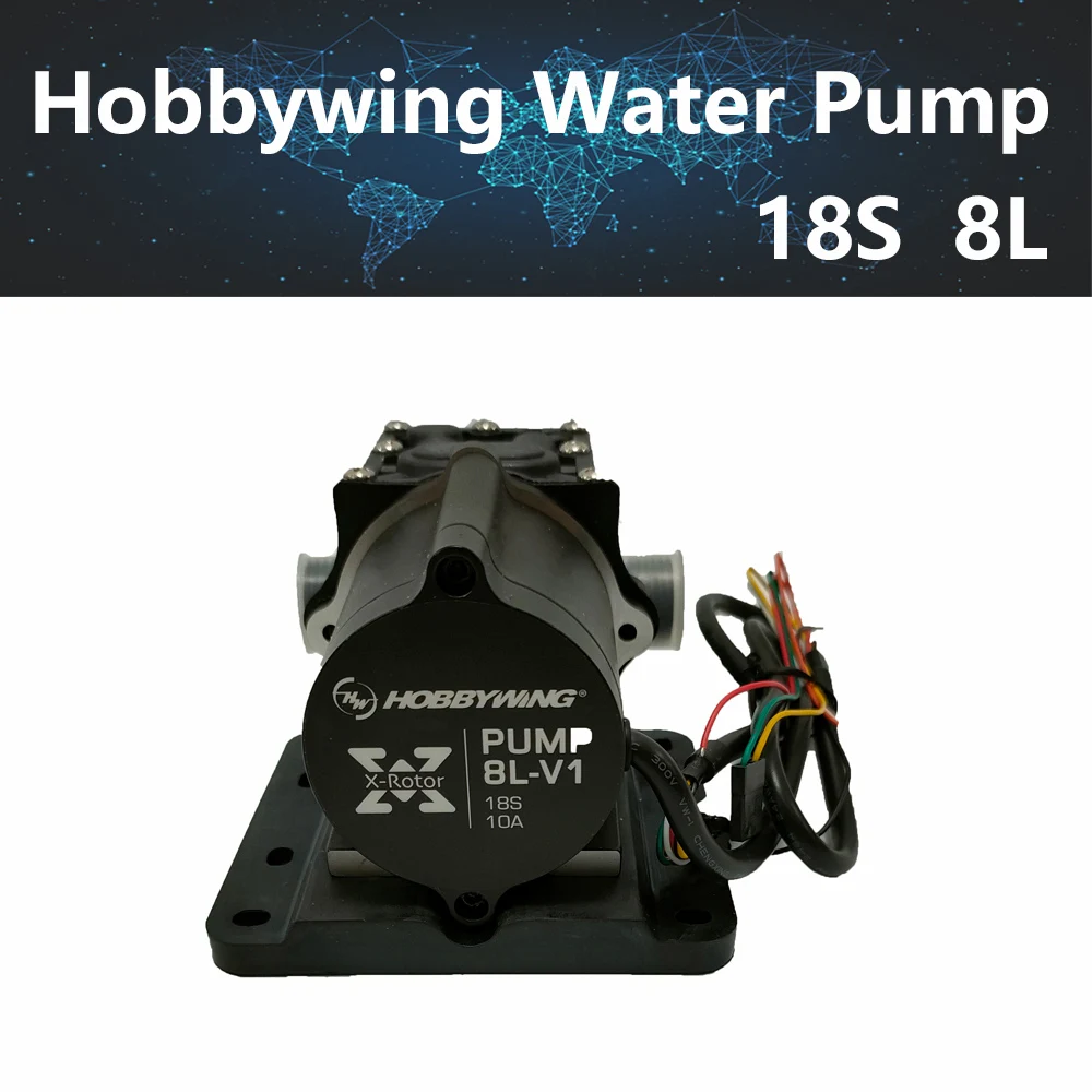 

Комбинированный насос Hobbywing, 8 л, Бесщеточный Водяной распылитель 18S, диафрагменный насос для растений, сельскохозяйственного беспилотного летательного аппарата