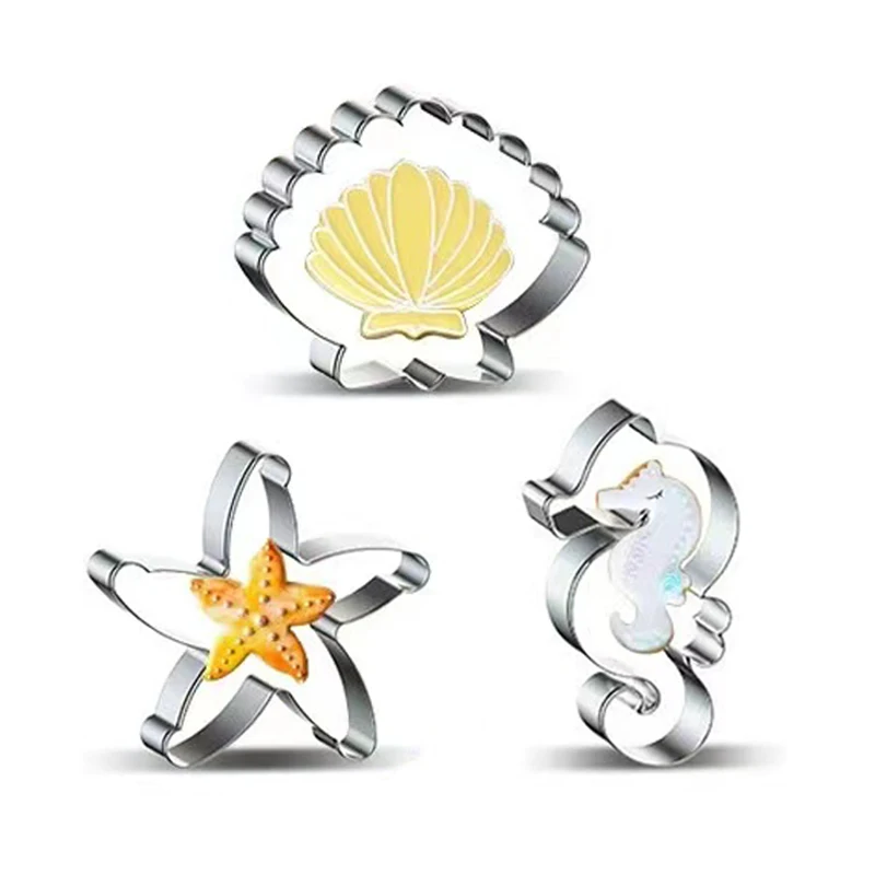 

Формочки для печенья из нержавеющей стали 3 шт.