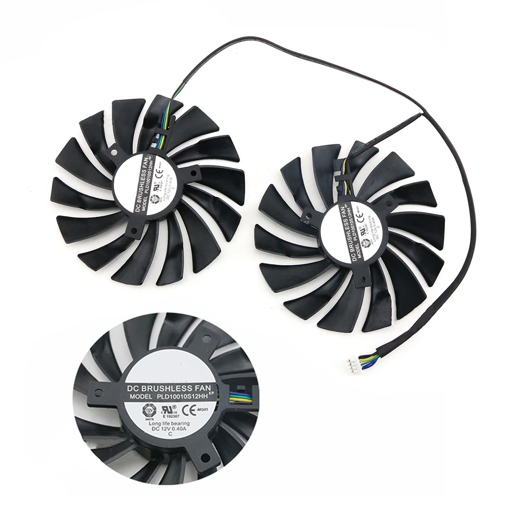 Охлаждающий вентилятор PLD10010S12HH для видеокарты MSI GTX950 960 970 980 980ti - купить по