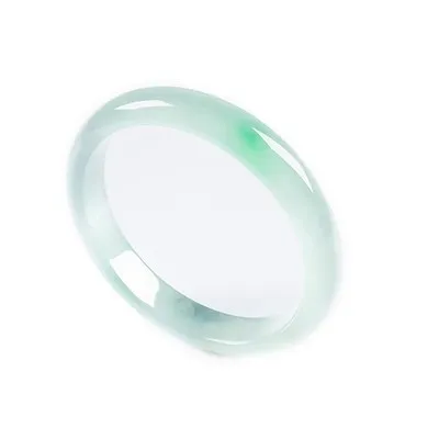 Ювелирные изделия zheru браслет из натурального бирманского нефрита 54 мм-62 мм