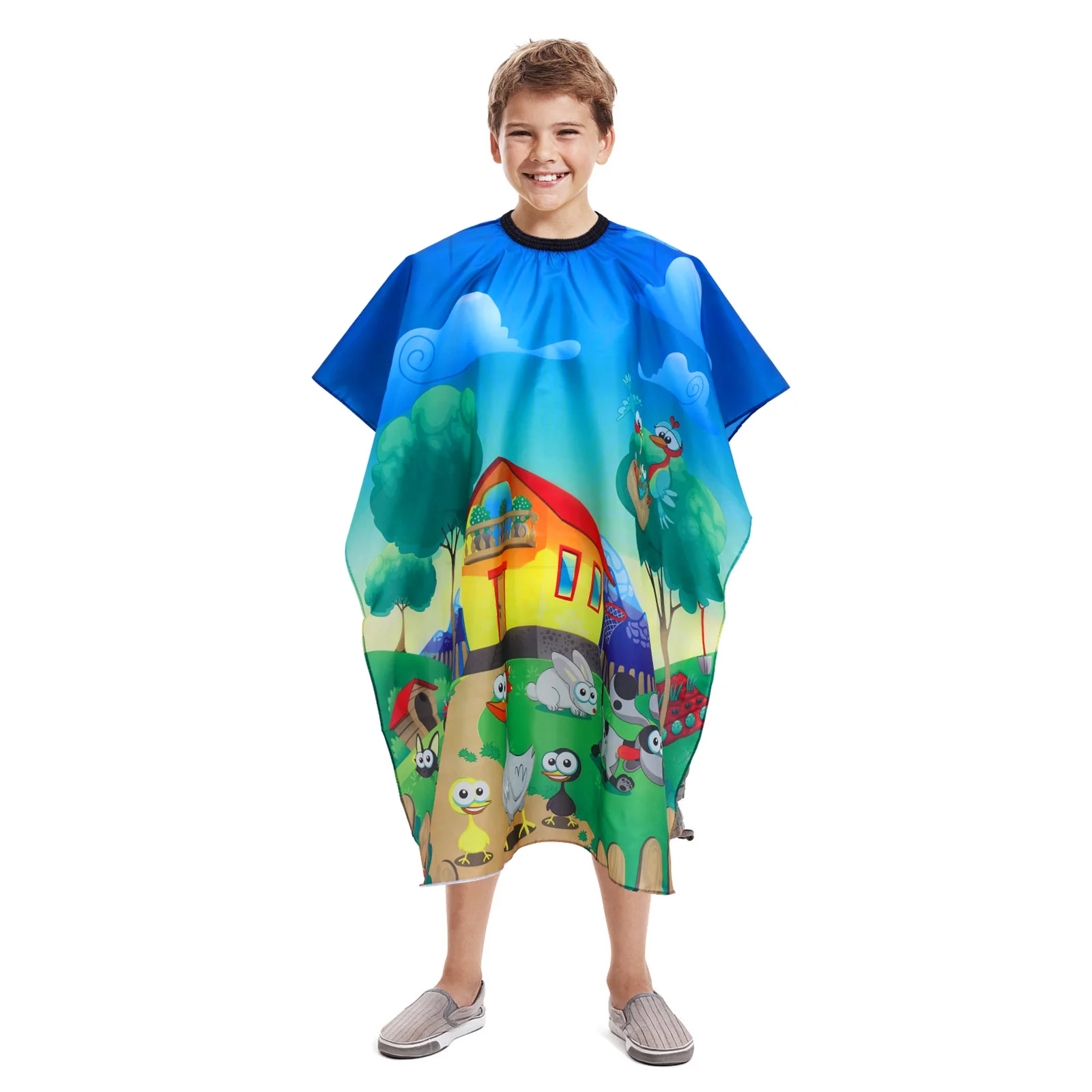 

1pc Kids Haircut Cape Salon Cape for Kids Haircut Apron Haircut Cloth Cover Hair Cutting Cape for Kids Boy Children Barber Cape